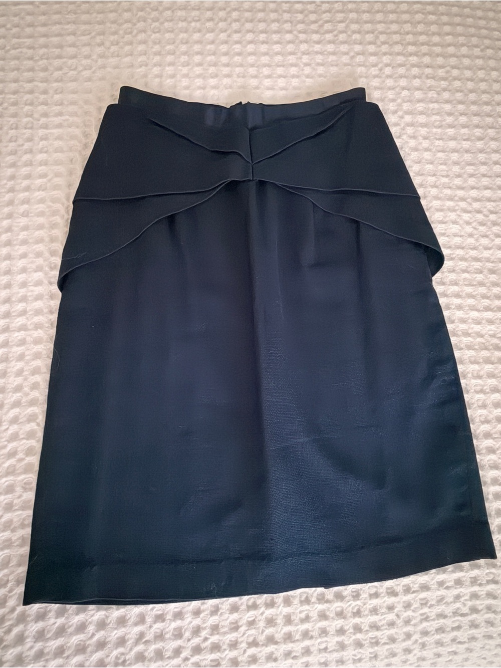 Women's Navy Girls From Savoy Peplum Pencil Skirt